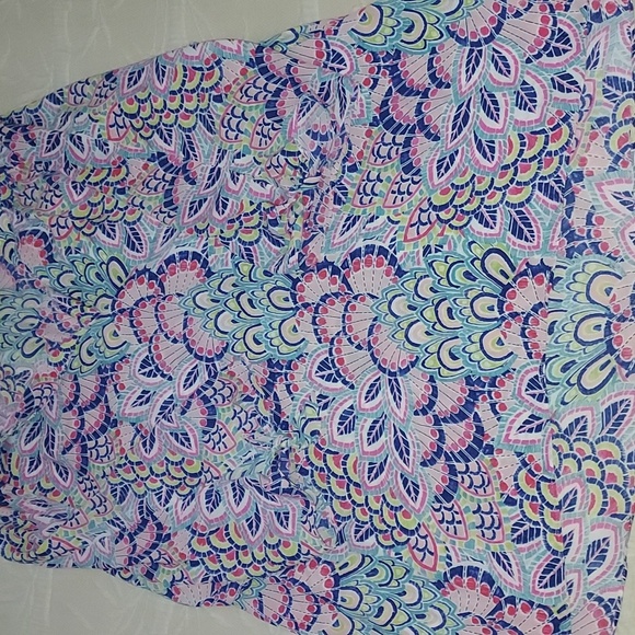 Pappagallo Aloha Pink blouse - Picture 3 of 7